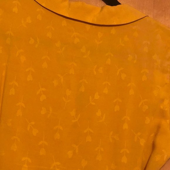 Yellow Ten Sixty Sherman Button Front Dress - Picture 3 of 3